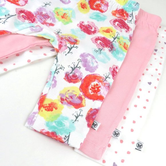 HonestBaby Baby Organic Cotton Cuff-Less Harem Pants Multi-Pack - 18M - NWT - Picture 2 of 3